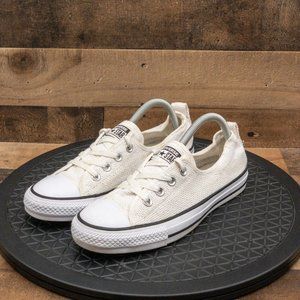 CONVERSE ALL STAR ULTRA LOW PERFORATED WOMENS ATHLETIC SHOES RETRO WHITE SIZE 9